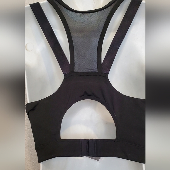 Yvette High Impact Sports Bra Front Closure Double Deck Mesh Running 44D 44E 44F - Picture 13 of 14